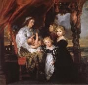 Deborah Kip Sir Balthasar Gerbiers wife, and her children Peter Paul Rubens